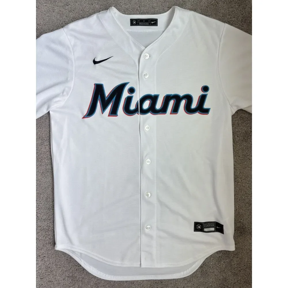 Nike Miami Marlins Baseball MLB Home Game Jersey-Size M